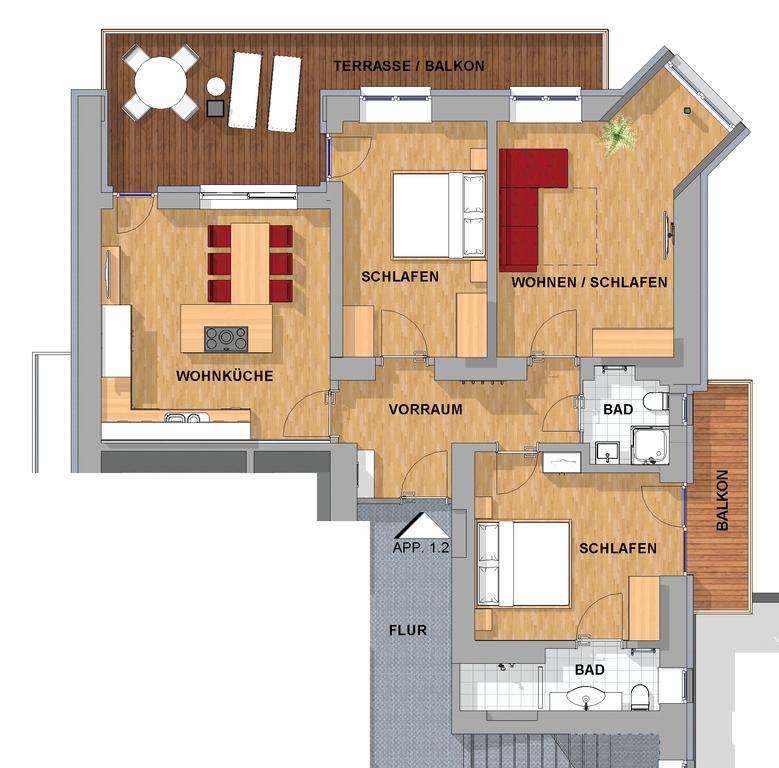 Appartements Schwaighofer Kössen Pokój zdjęcie